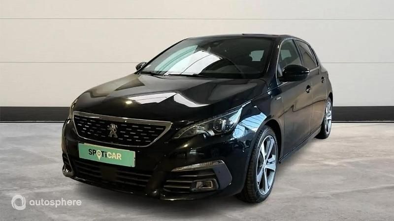 Noir Occasion 2018 Peugeot 308 GT-line Berline | 10 499 € (Prix juste) - Image 1/4