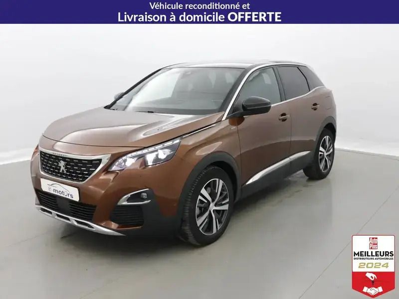 Blanc Utilisé 2020 Peugeot 3008 GT-line SUV | 20 900 € (Prix juste) - Image 1/4