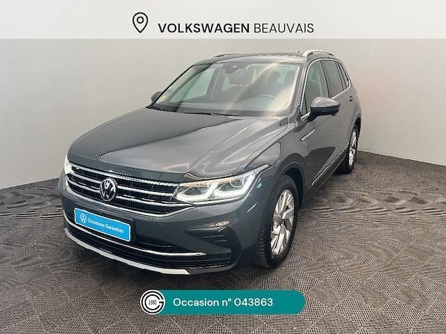Gris Utilisé 2021 VW Tiguan Elegance SUV | 29 990 € (Prix juste) - Image 1/4