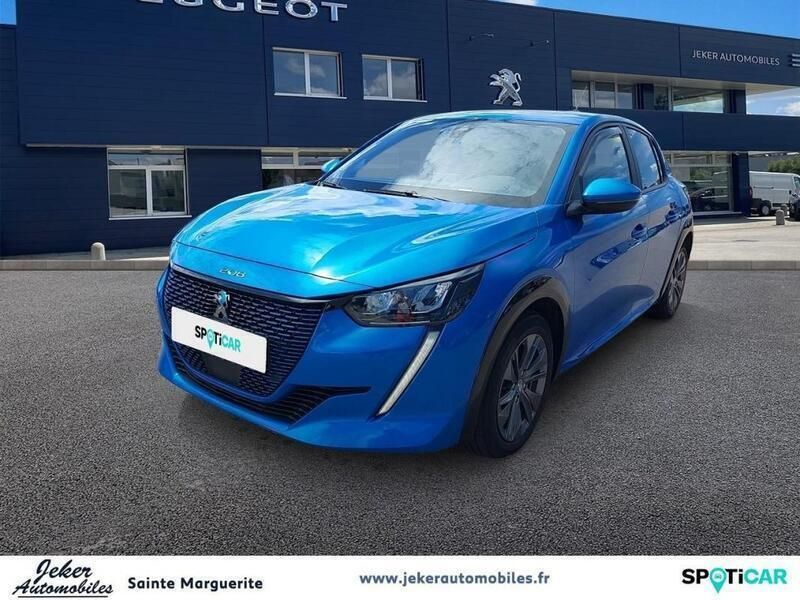 Bleu Utilisé 2021 Peugeot e-208 Style Citadine | 17 400 € (Prix assez cher) - Image 1/3