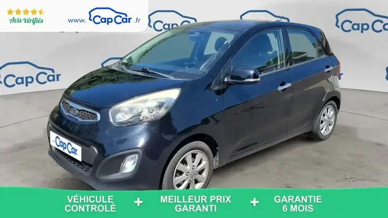 Noir Utilisé 2012 Kia Picanto Premium Citadine | 4 990 € (Bon prix) - Image 1/4
