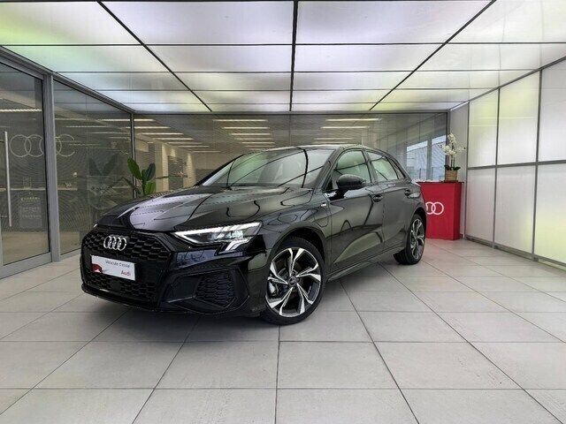 Noir mythe métallisé Utilisé 2024 Audi A3 Sportback e-tron S-Line Berline | 37 590 € (Prix juste) - Image 1/4