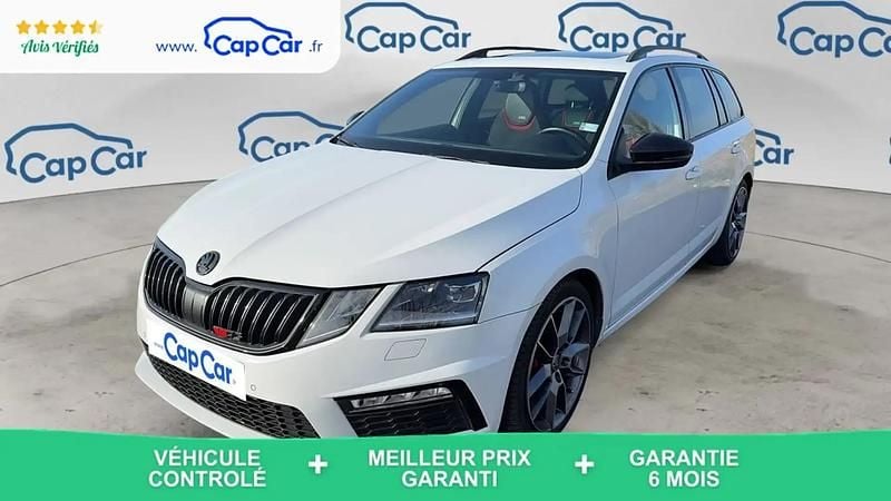 Blanc Occasion 2019 Skoda Octavia RS Break | 21 990 € (Super prix) - Image 1/4