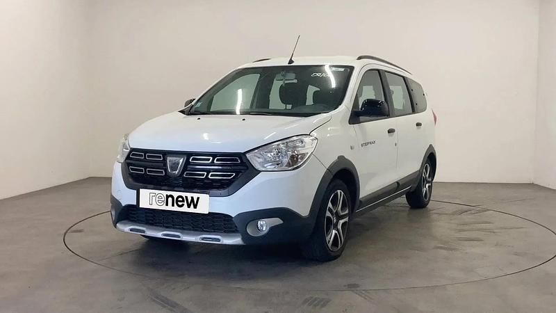 Blanc Utilisé 2021 Dacia Lodgy Monospace | 17 390 € (Prix assez cher) - Image 1/4