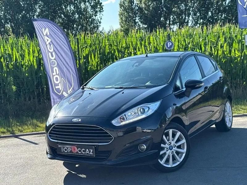 Noir Utilisé 2016 Ford Fiesta Citadine | 7 490 € (Prix juste) - Image 1/4
