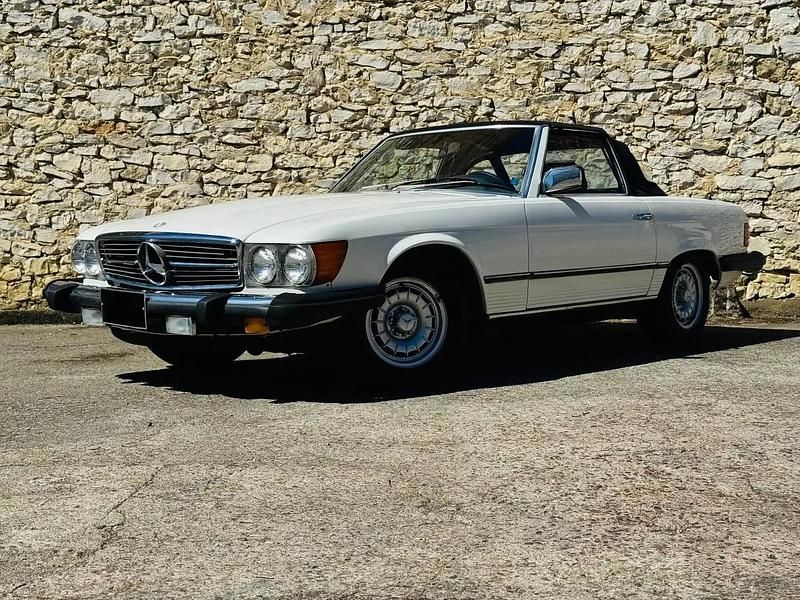 Blanc Occasion 1984 Mercedes SL380 Cabriolet | 22 900 € - Image 1/4
