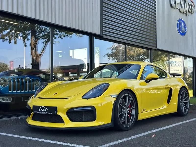 Jaune Utilisé 2015 Porsche Cayman GT4 Coupé | 94 990 € (Prix cher) - Image 1/4