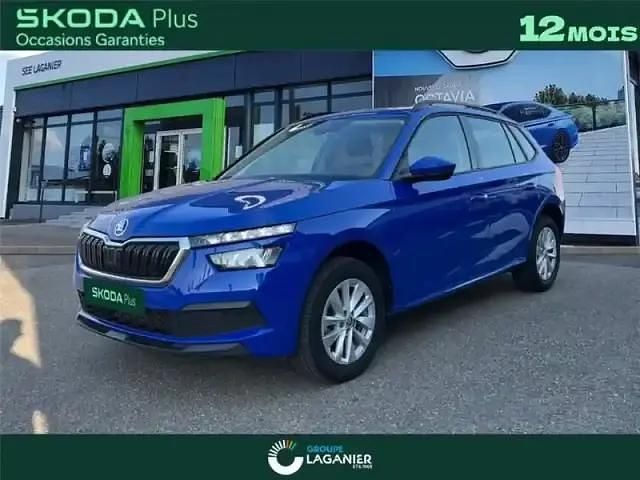Energy blue Occasion 2023 Skoda Kamiq SUV | 20 490 € (Bon prix) - Image 1/4