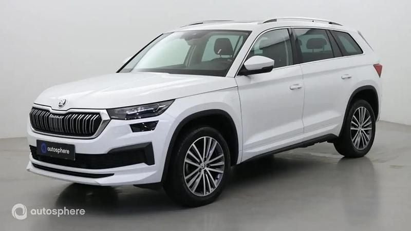 Blanc Utilisé 2023 Skoda Kodiaq LAURIN & KLEMENT SUV | 34 799 € (Prix juste) - Image 1/4