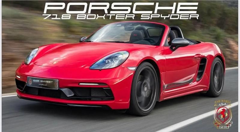 Rouge Utilisé 2020 Porsche 718 Boxster Cabriolet | 98 700 € - Image 1/4