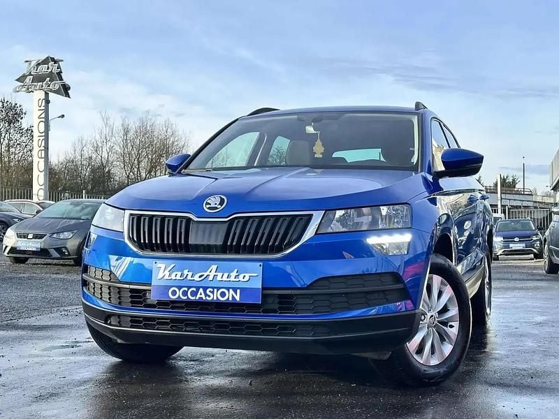 Bleu Occasion 2021 Skoda Karoq SUV | 18 990 € (Super prix) - Image 1/4