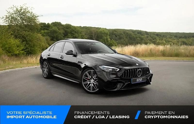 Noir Occasion 2024 Mercedes C63 S E Performance AMG Berline | 101 990 € - Image 1/4