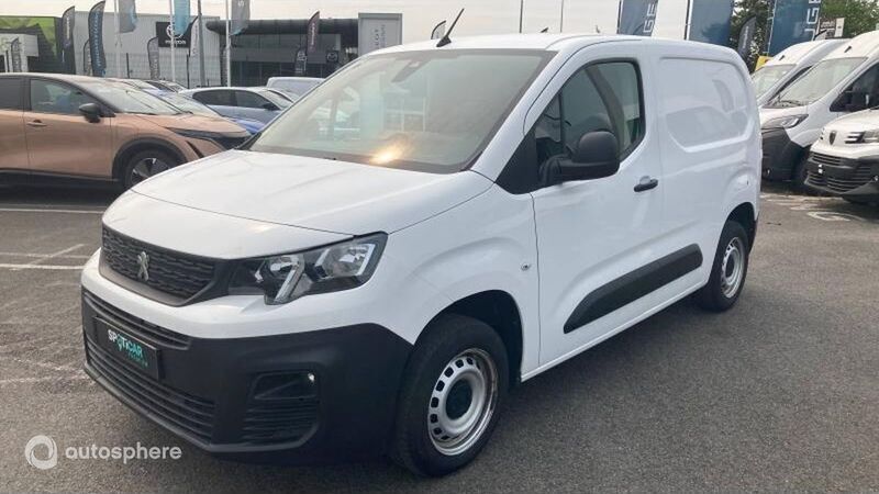 Blanc Utilisé 2021 Peugeot Partner S Monospace | 15 899 € (Prix assez cher) - Image 1/4