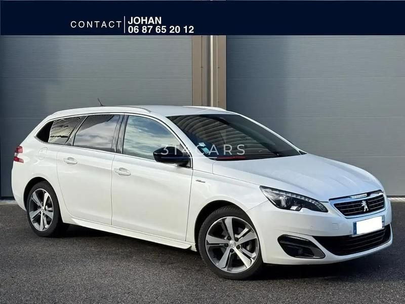 Blanc Utilisé 2017 Peugeot 308 GT-line Break | 9 490 € (Bon prix) - Image 1/4