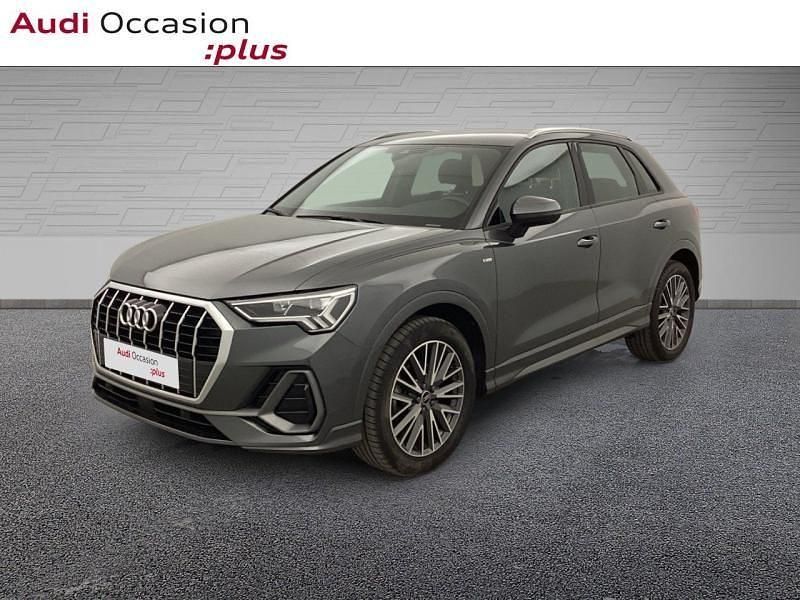 Gris daytona nacré Occasion 2023 Audi Q3 S-Line SUV | 37 422 € - Image 1/4