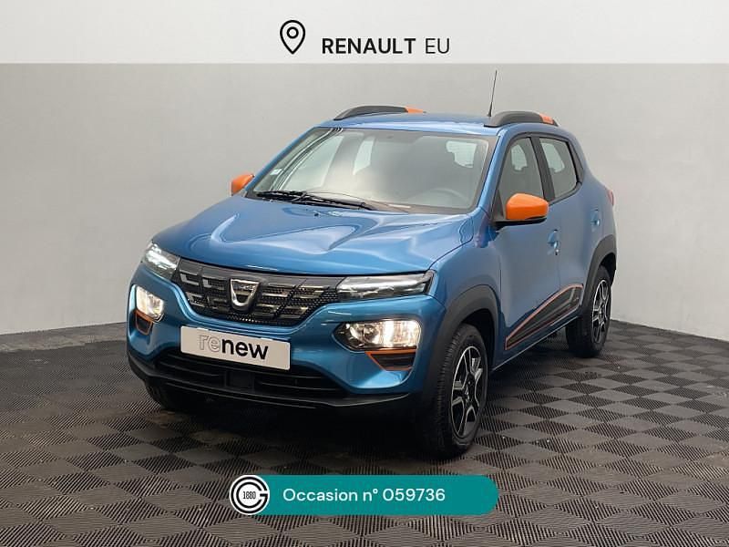 Bleu Utilisé 2021 Dacia Spring Comfort Citadine | 8 990 € (Prix juste) - Image 1/4