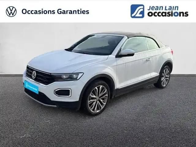 Blanc pur / capote noire Occasion 2020 VW T-Roc Cabriolet Cabriolet | 25 990 € (Prix juste) - Image 1/4
