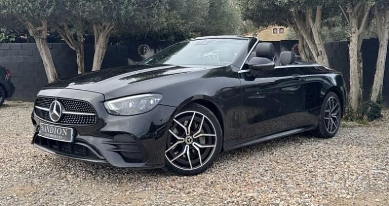 Noir Occasion 2021 Mercedes E220 AMG line Cabriolet | 36 990 € (Super prix) - Image 1/4