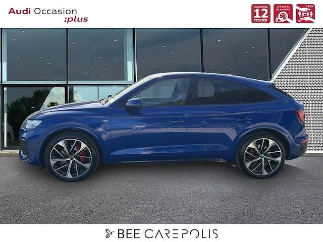 Occasion Audi Q5 Sportback S-Line 265 ch (194 kW) 2021 Bleu ultra métallisé SUV