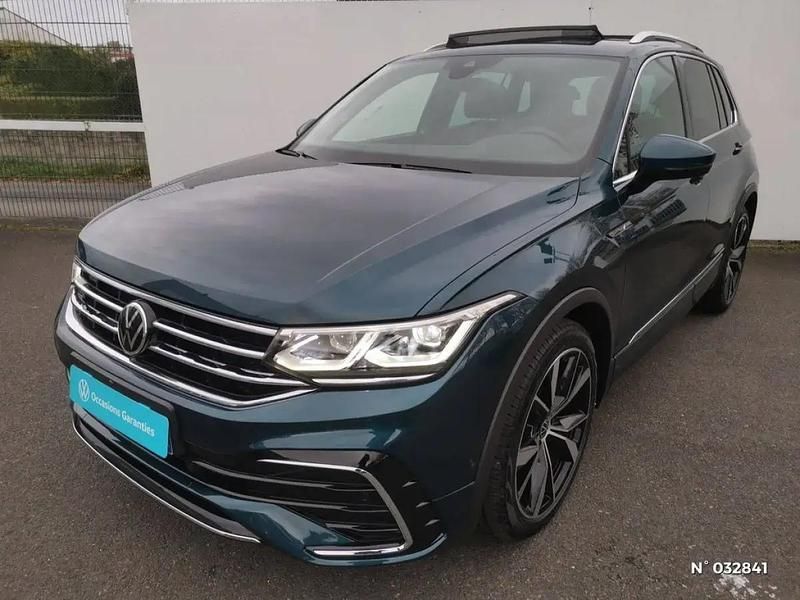 Bleu Occasion 2021 VW Tiguan Exclusive SUV | 39 990 € (Prix cher) - Image 1/4