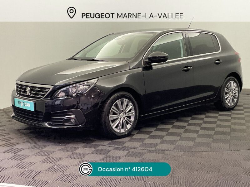 Noir Utilisé 2018 Peugeot 308 Allure Berline | 8 980 € (Prix juste) - Image 1/4
