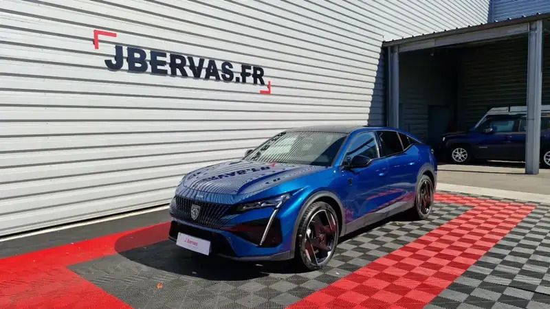 Bleu Utilisé 2022 Peugeot 408 GT Berline | 27 990 € (Bon prix) - Image 1/4