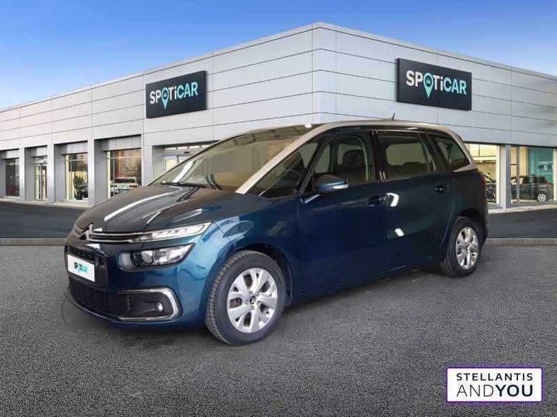 Bleu Utilisé 2020 Citroën C4 SpaceTourer Feel Monospace | 14 980 € (Prix juste) - Image 1/3