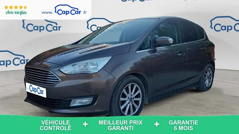 Beige Utilisé 2016 Ford C-MAX Titanium Monospace | 10 700 € (Prix juste) - Image 1/4
