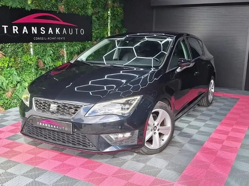 Occasion Seat Leon FR 122 ch (89 kW) 2014 Noir Berline