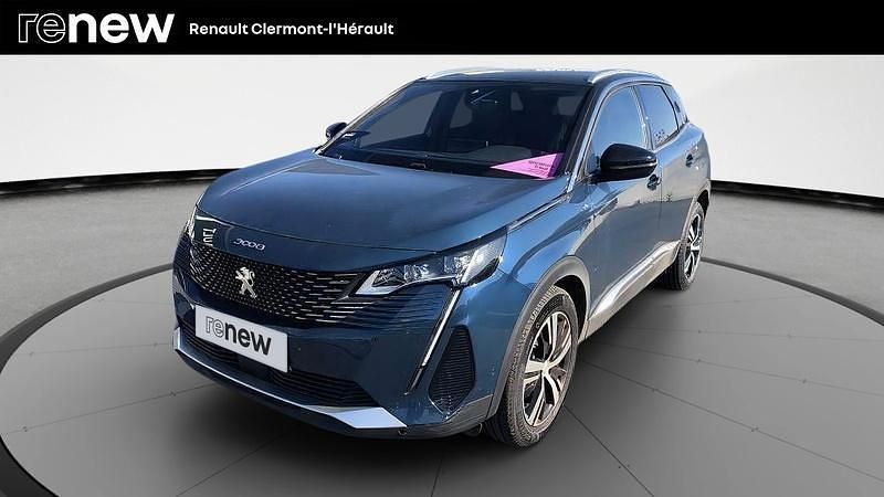 Bleu Utilisé 2022 Peugeot 3008 GT SUV | 19 999 € (Bon prix) - Image 1/4