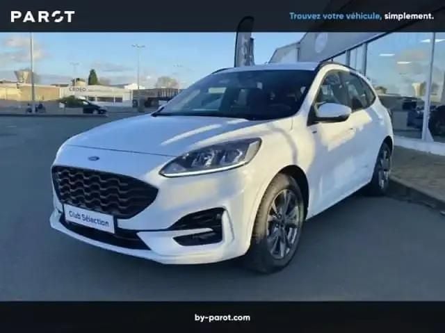 Blanc Occasion 2024 Ford Kuga ST-Line SUV | 26 990 € (Bon prix) - Image 1/4
