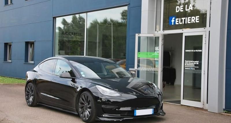 Noir Utilisé 2021 Tesla Model 3 Berline | 39 500 € (Prix cher) - Image 1/4