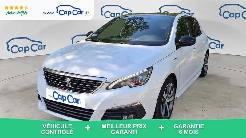 Blanc Utilisé 2018 Peugeot 308 GT-line Berline | 11 990 € (Bon prix) - Image 1/4