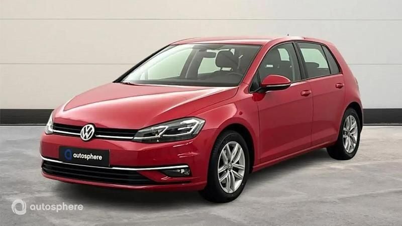 Rouge Occasion 2019 VW Golf Berline | 17 999 € (Bon prix) - Image 1/4