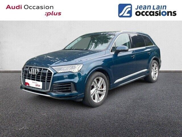 Bleu galaxie métallisé Utilisé 2021 Audi Q7 Premium SUV | 52 990 € (Bon prix) - Image 1/4