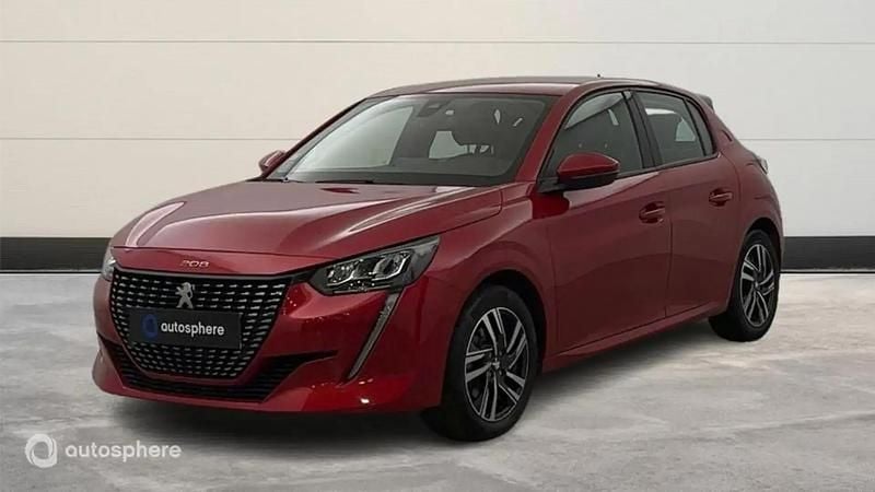 Rouge Utilisé 2020 Peugeot 208 Allure Citadine | 13 499 € (Prix juste) - Image 1/4