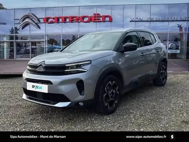 Gris acier peinture métallisée Occasion 2023 Citroën C5 Aircross PureTech SUV | 18 990 € (Prix juste) - Image 1/4