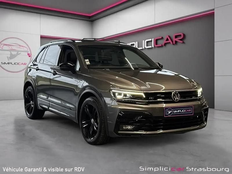 Gris Utilisé 2020 VW Tiguan R-line SUV | 27 990 € (Bon prix) - Image 1/4