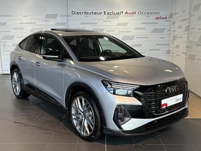 Nouvelle Audi Q4 Sportback e-tron S-Line 210 kW (286 ch) 2025 Argent fleuret métallisé SUV
