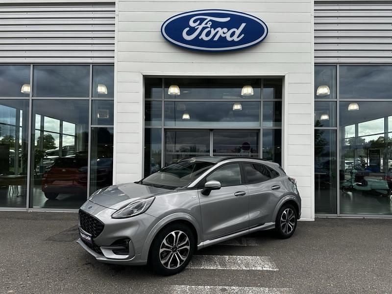 Gris solar métallisée Utilisé 2021 Ford Puma ST-Line Coupé | 16 899 € (Bon prix) - Image 1/4