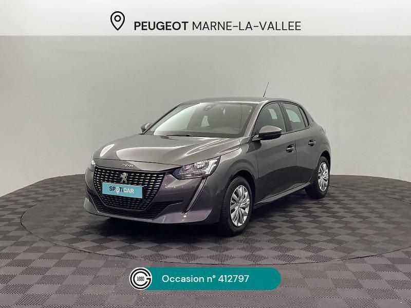 Gris Utilisé 2021 Peugeot 208 Business-Line Citadine | 11 980 € (Prix juste) - Image 1/4