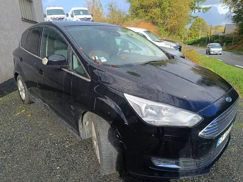 Noir Utilisé 2018 Ford C-MAX Titanium Monospace | 9 980 € (Super prix) - Image 1/4
