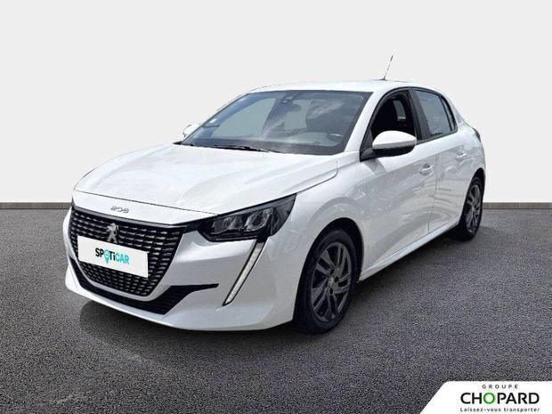 Blanc Utilisé 2021 Peugeot 208 Business-Line Citadine | 11 134 € (Prix juste) - Image 1/4