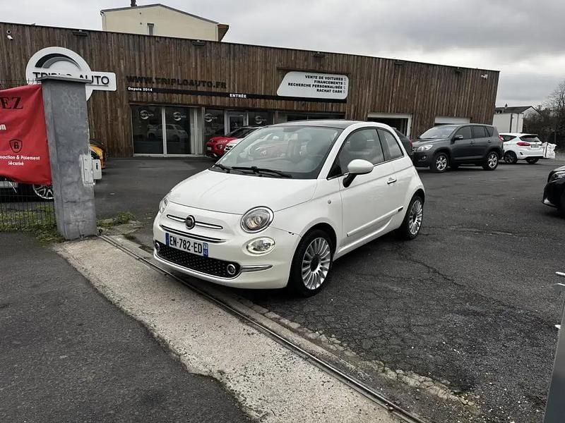 Blanc Occasion 2016 Fiat 500 Lounge Berline | 7 990 € (Bon prix) - Image 1/4
