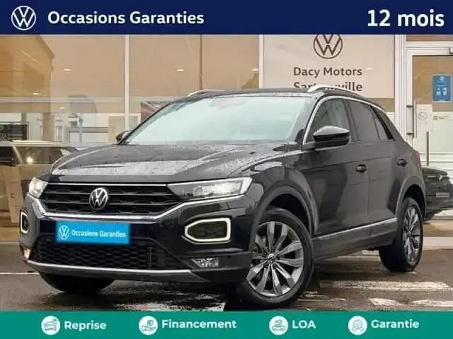 Noir intense nacrée Occasion 2022 VW T-Roc S SUV | 25 489 € (Bon prix) - Image 1/4