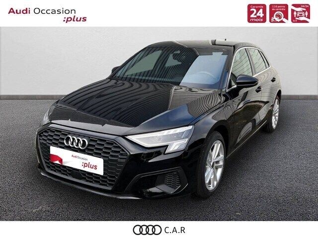 Noir brillant Utilisé 2024 Audi A3 Sportback e-tron Business Berline | 40 800 € (Prix cher) - Image 1/4