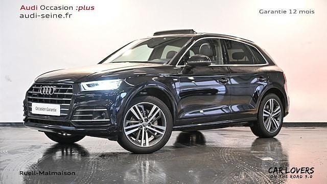 Noir mythic métallisé Occasion 2020 Audi Q5 S-Line SUV | 37 990 € (Prix assez cher) - Image 1/4