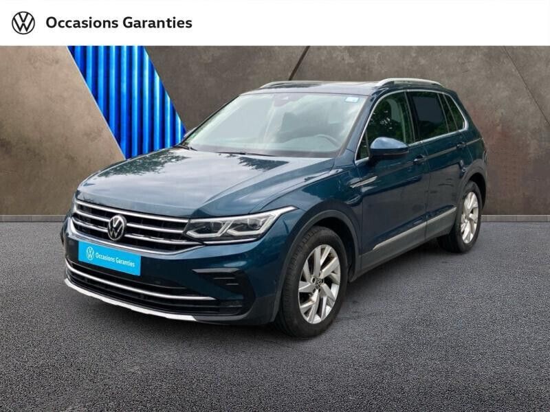 Bleu Utilisé 2021 VW Tiguan Elegance SUV | 28 990 € (Bon prix) - Image 1/4