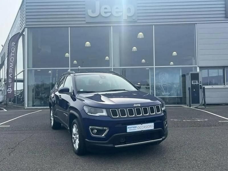 Bleu Utilisé 2020 Jeep Compass Limited SUV | 18 990 € (Prix juste) - Image 1/4