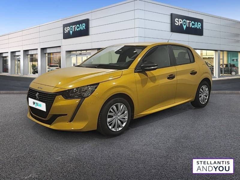 Jaune Utilisé 2020 Peugeot 208 S Citadine | 9 980 € (Bon prix) - Image 1/3